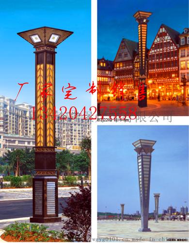 户外方形防水仿云石景观灯广场小区园林方形景观灯